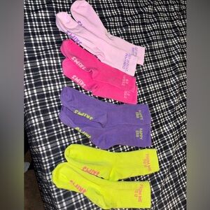 SKIMS sold out valentines collection cotton crew socks